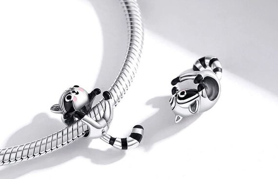 Raccoon pandora charm clearance