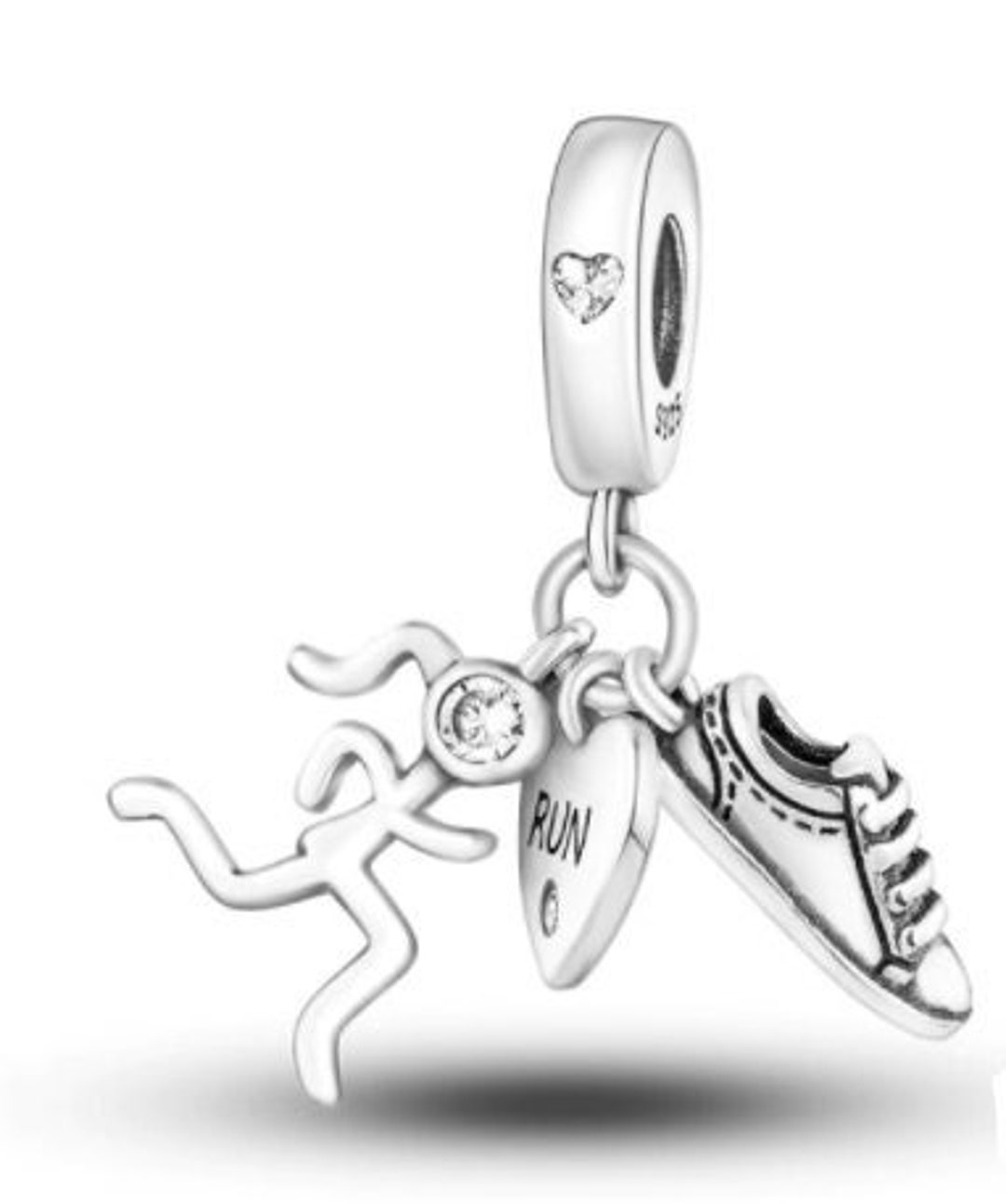 Pandora running best sale charm
