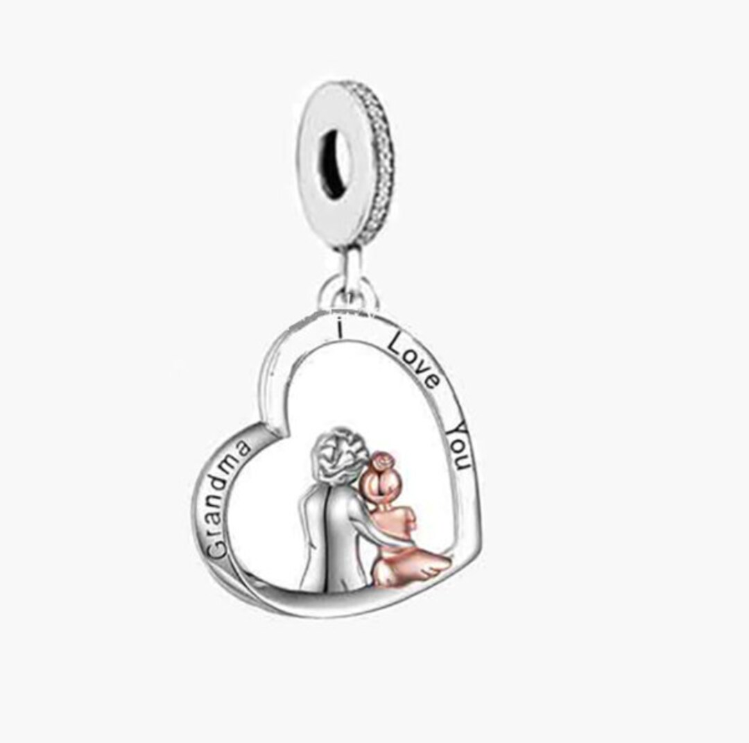 Charms for Pandora Bracelet Grandma I Love You Charm 925 Sterling Silver Etsy Sweden