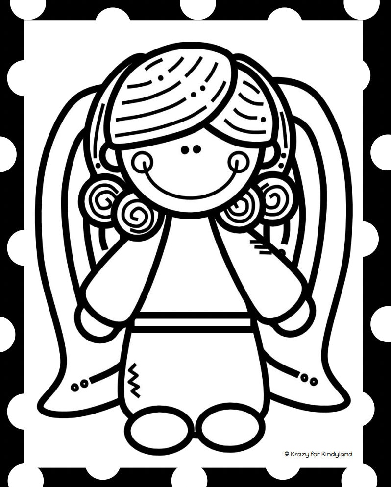 Advent Coloring Pages Kids Coloring Pages Coloring Book - Etsy