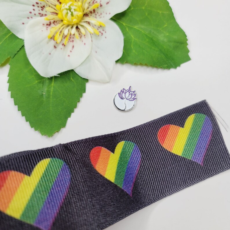 40mm Hearts #1 Grosgrain Ribbon - 022804-1 12