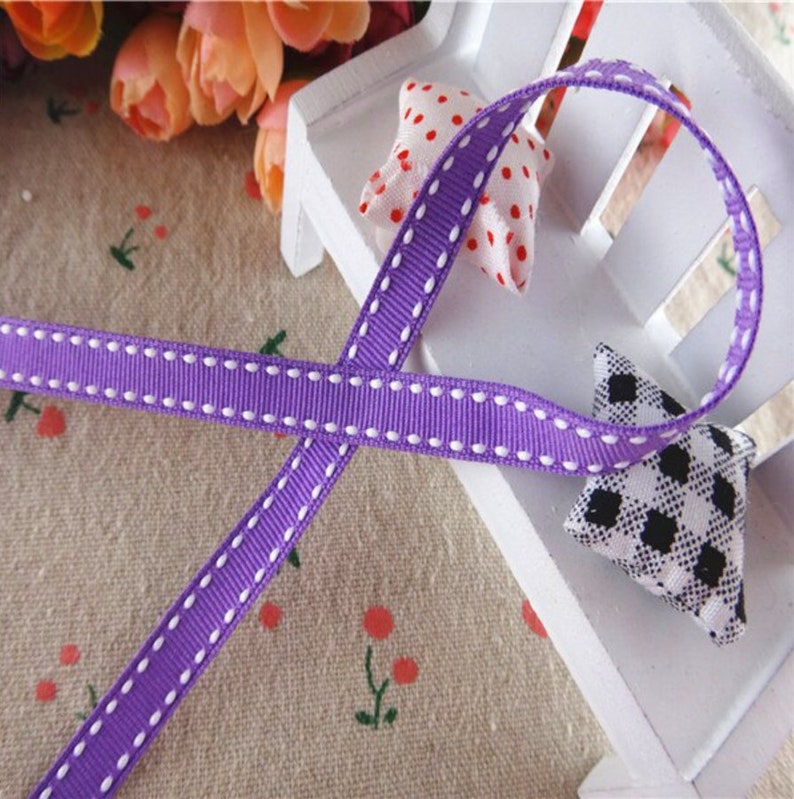 Sold by the Yard Stitch Grosgrain Ribbon 38 9mm