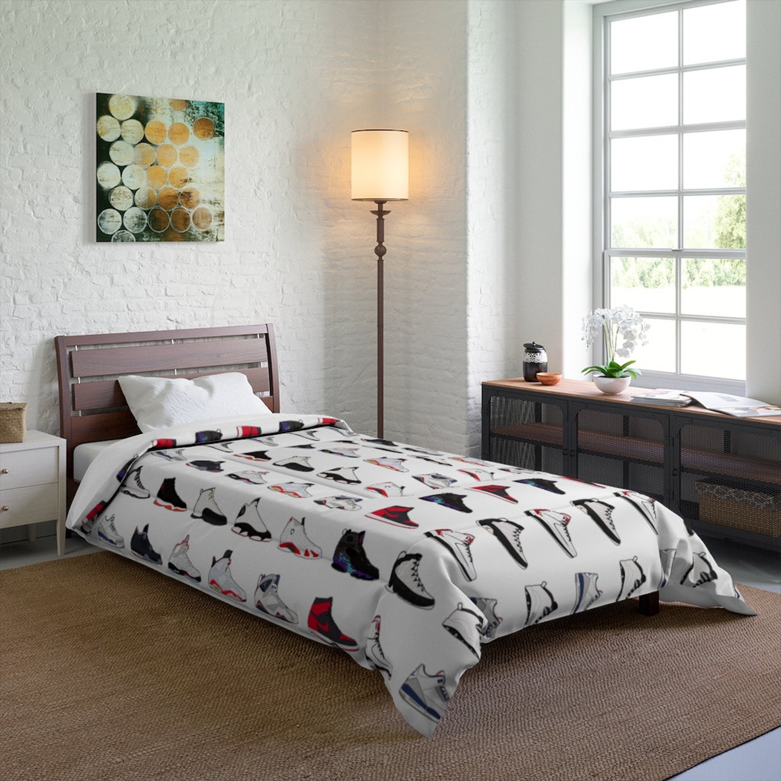 Air Jordan 114 Collection Comforter Etsy