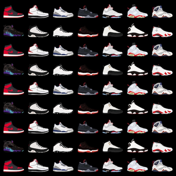all jordan shoes collection