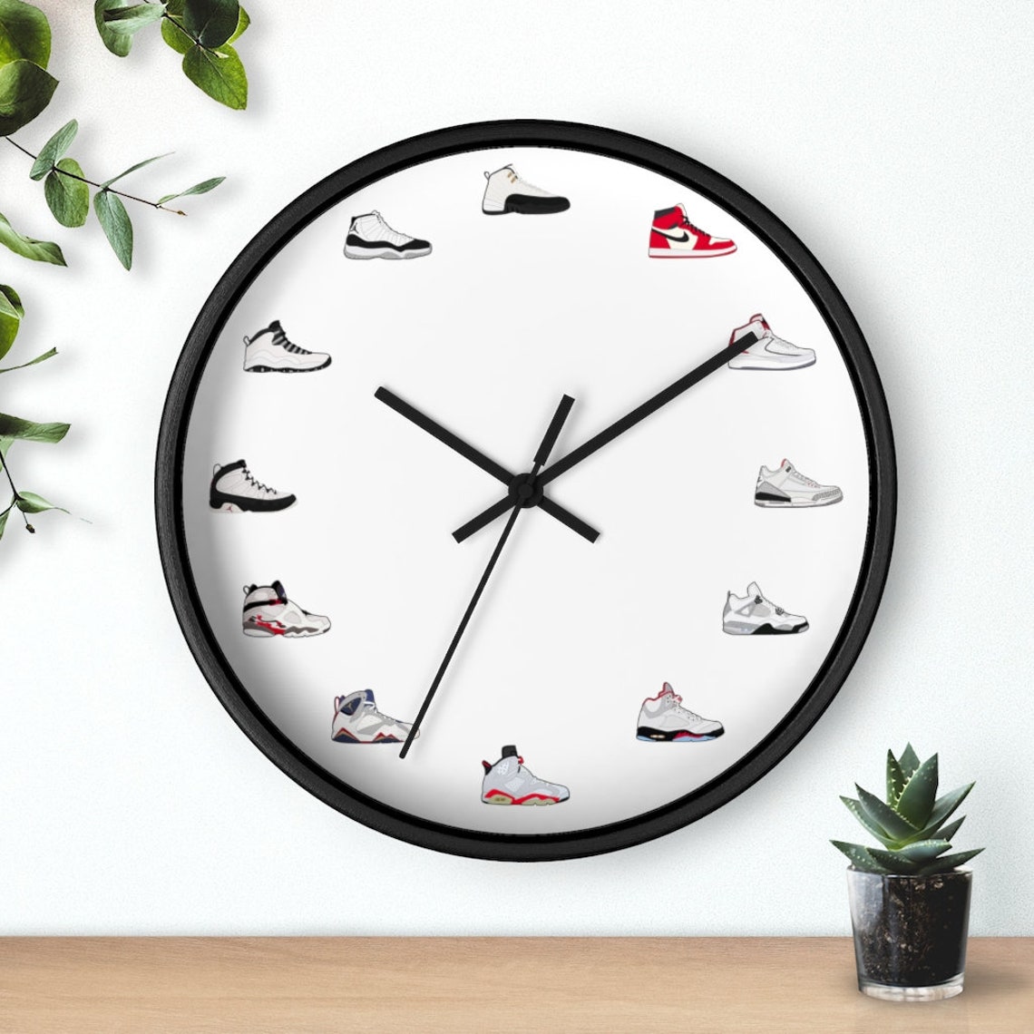 Air Jordan Collection 112 Wall clock Etsy