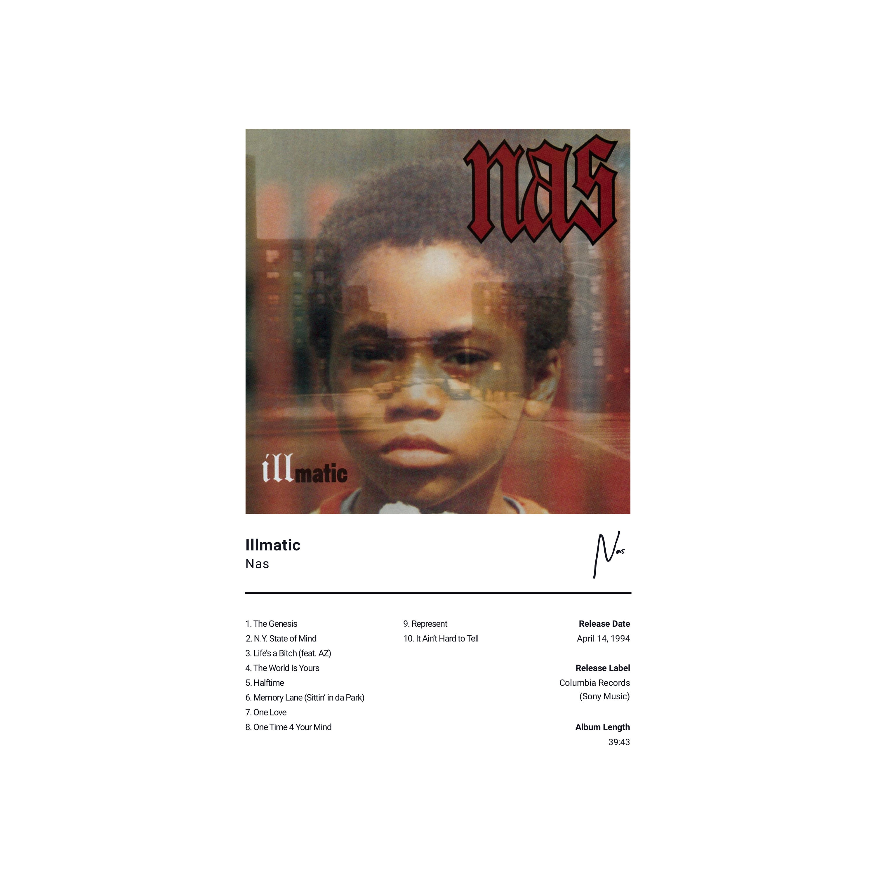 Details about Nas Albums Cover Posters Illmatic It Was Written Hip Hop 10 Art Print B-117 Details about Nas Albums Cover Posters Illmatic It Was Written Hip Hop 10 Art Print B-117