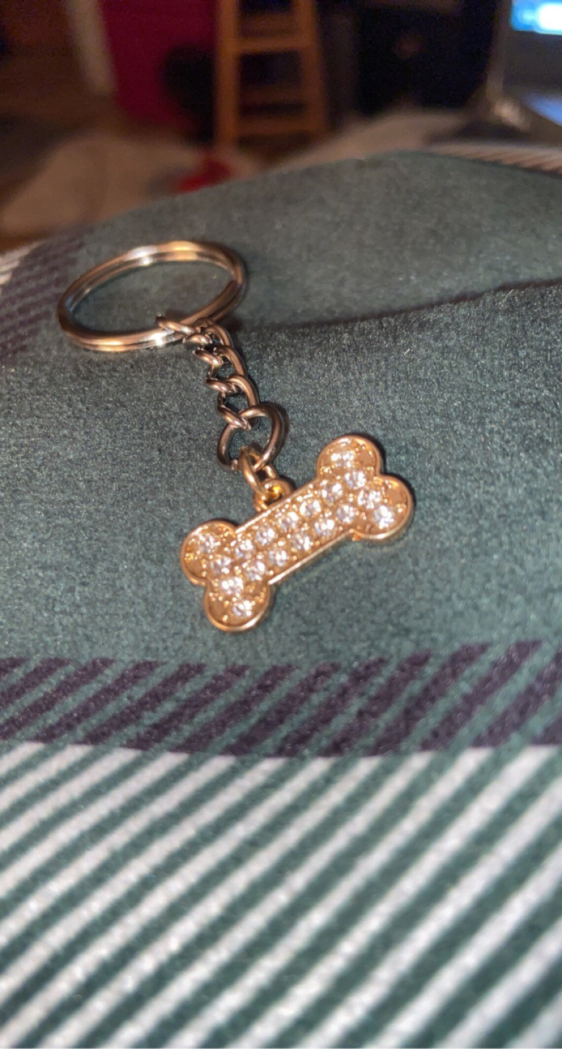 Custom Dog Bone Keychain Dog KeychainPet Accessories Etsy