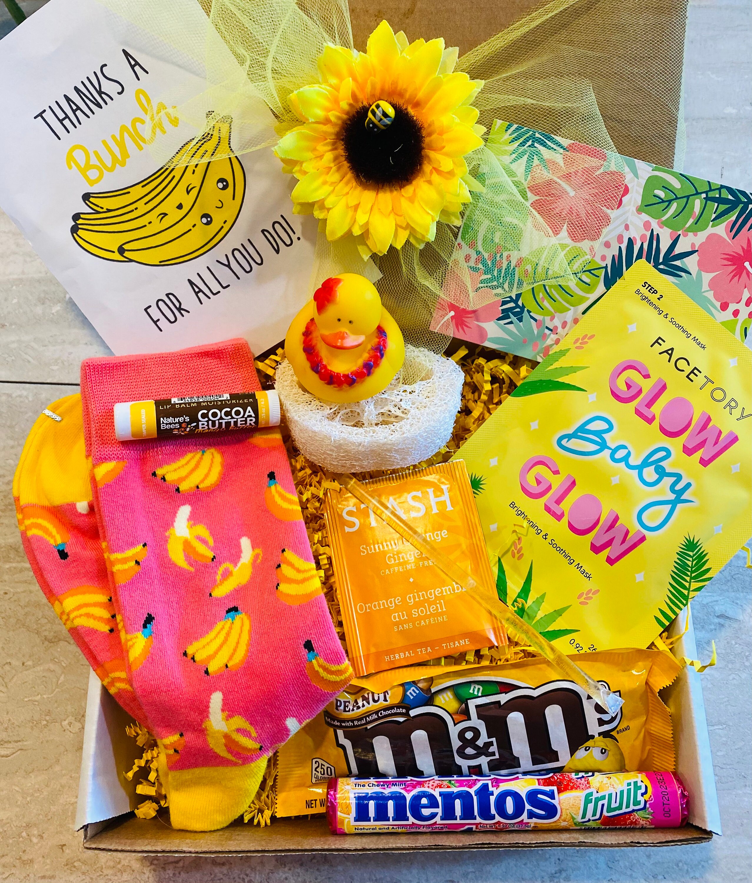 Thanks a bunch gift box / funny pun gift / staff appreciation Etsy