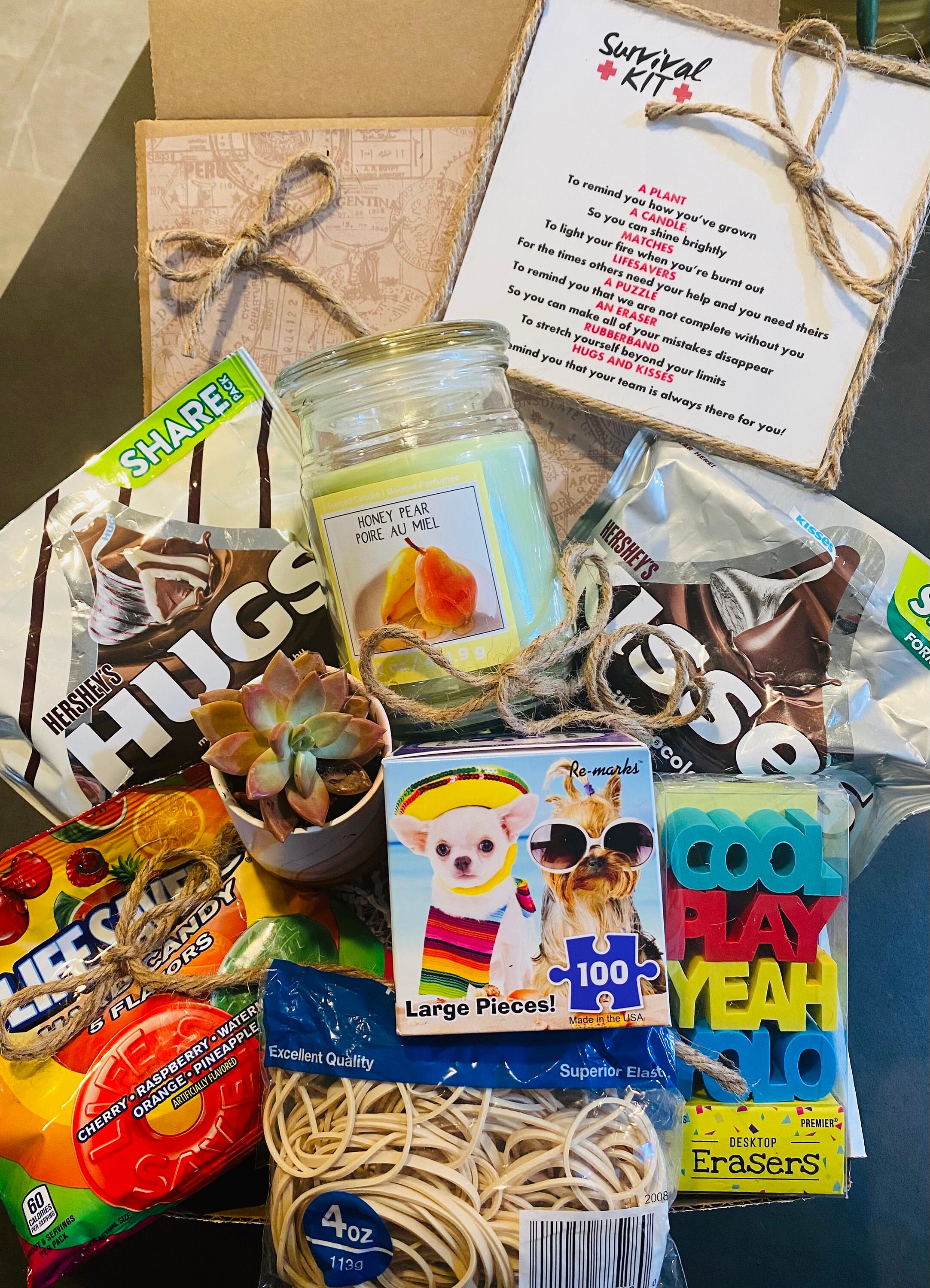 Gift box/survival kit/work place/gifts for employees/care Etsy