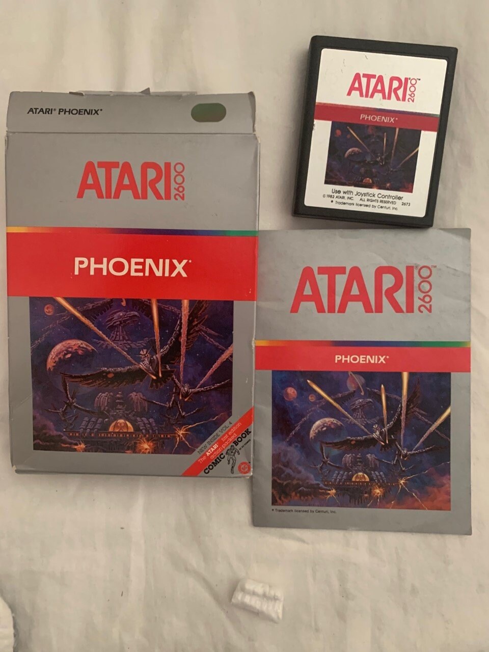 Jeu Atari 2600 Atlantis jeu + notice version PAL (N°8249P
