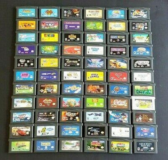 Game Boy Advance A-L List - Etsy