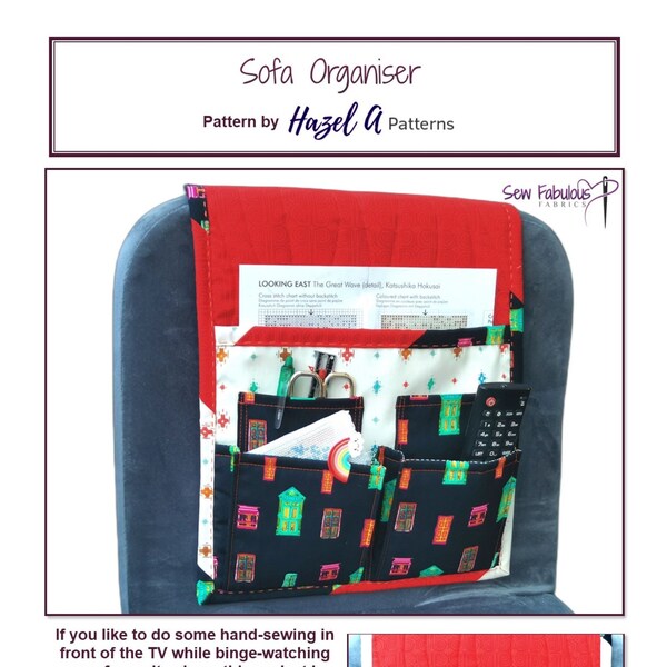 Sofa Organiser PDF, PDF Pattern, Organiser, Sewing Pattern, PDF Project