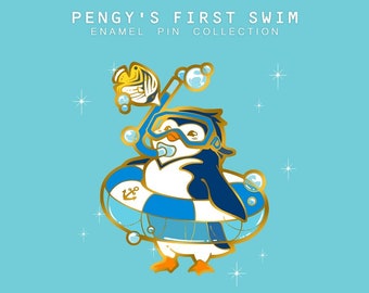 Pengy's First Swim Pin