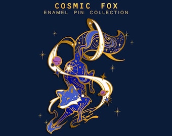 Cosmic Fox Pin