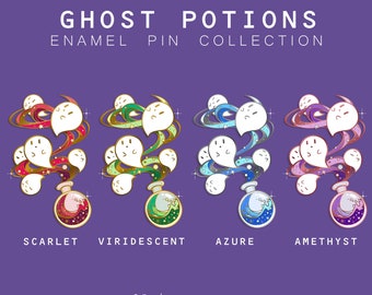 Ghost Potion Pins