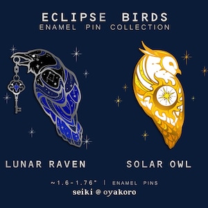 Eclipse Birds Pins