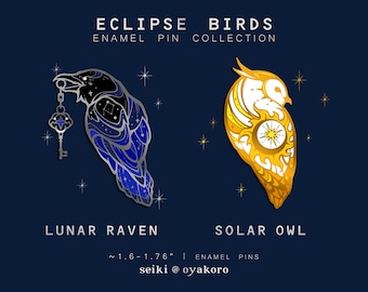 Eclipse Birds Pins