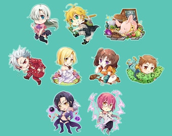 Nanatsu no Taizai | Seven Deadly Sins 2" Wooden Charm