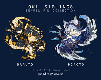 Owl Sibling Pins