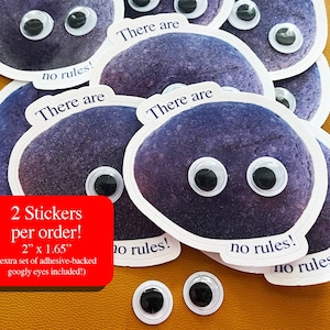 EEAAO - Rock Sticker w/ Googly Eyes (2x per order!)