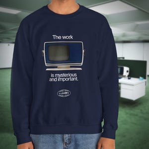Lumon Industries - Uniseks Heavy Blend™-sweater met ronde hals - Severance-sweater