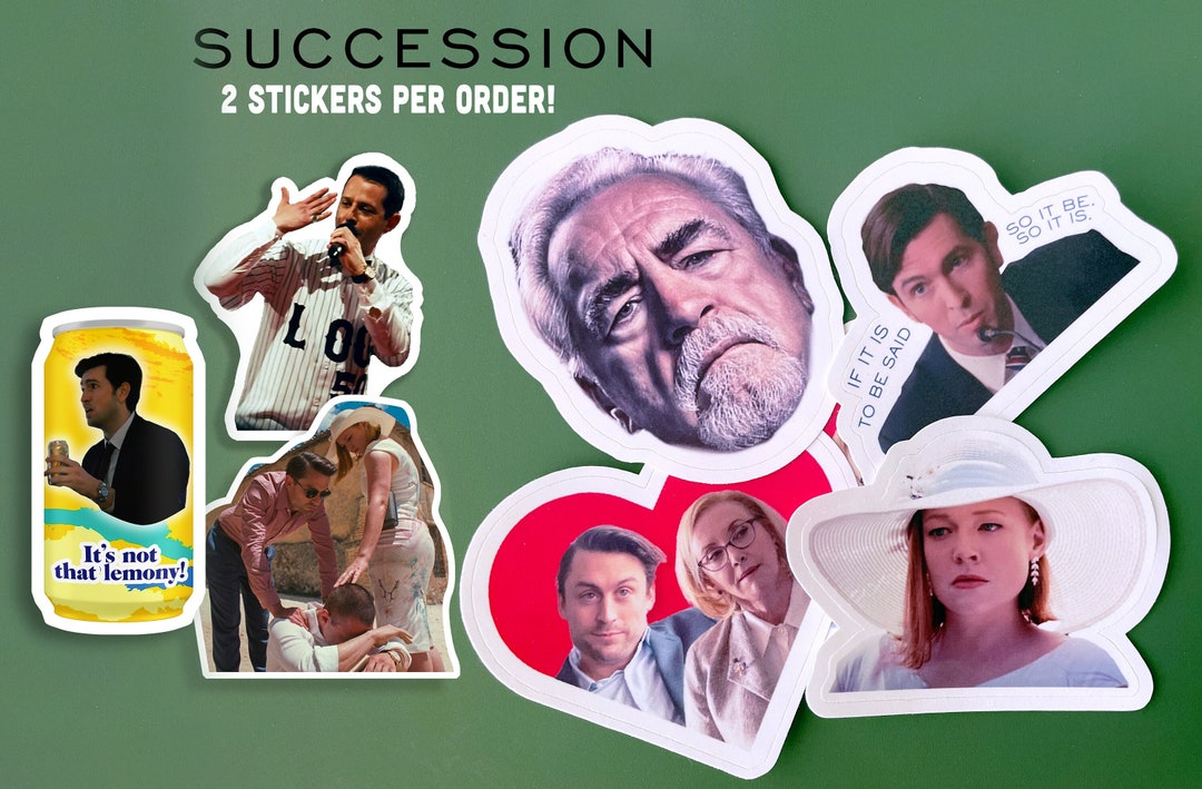 Succession Sticker Pack Succession Stickers - 2x per Order (2.75