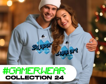 Support Gaming Hoodie, Funny Gaming Sweatshirt , Gift For Him, Gamer Gifts, Game Lover Sweatshirt, Video Game Hoodie, Gaming hoodie boys