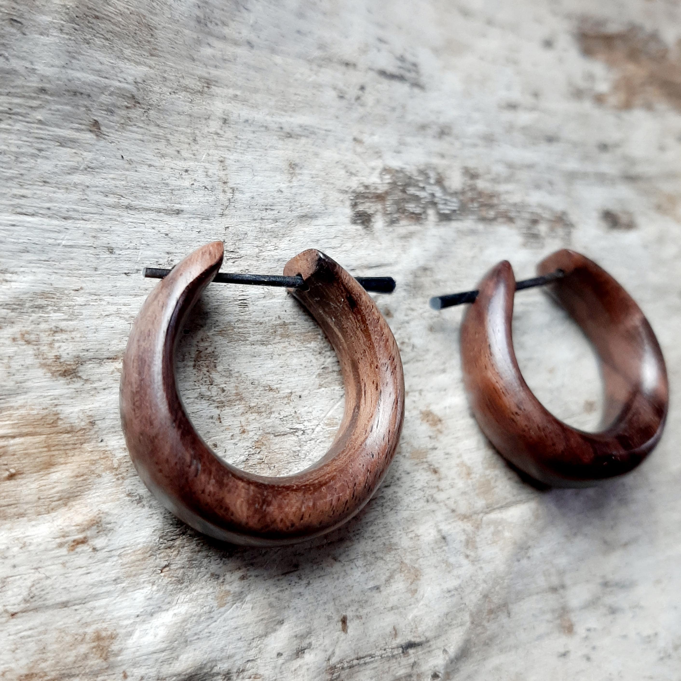 Boucles d'oreilles demi créoles torsadées diamètre 20,25,40 mm
