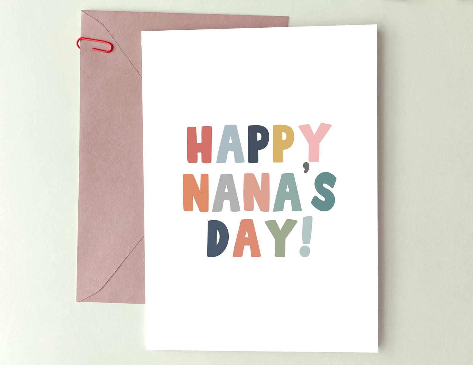 Happy Nanas Day L Mothers Day Card L Printable Card L Digital Etsy