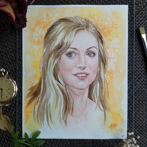 Hand painting, Custom portrait or couple watercolor, Commission painting Anniversary gift from photo, Wedding Gift, Family illustration