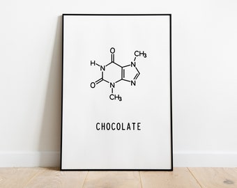 Chocolate Molecule - Wall Hanging, Home Decor