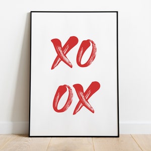 XOXO - Wandbehang, Wohndekoration