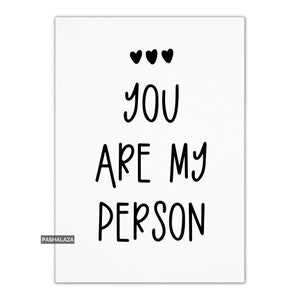 Tarjeta de aniversario divertida, tarjeta de amor atrevida para novio, novia, esposo o esposa, tarjeta de aniversario para él o ella