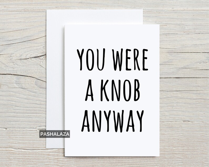 Funny Leaving Card for Work Colleague Rude Leaving Card for Etsy UK