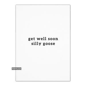 Funny Get Well Soon Card For Him Or Her, Rude Get Well Card For Sick Friend Or Relative, Joke Get Well For Men & Women