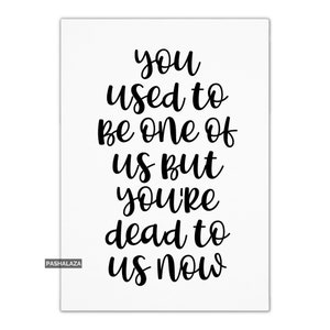Carte de départ amusante pour lui ou pour elle, nouvelle carte de travail grossière pour hommes et femmes, carte de départ pour plaisanteries pour collègue de travail, carte de blague avec citation d'humour