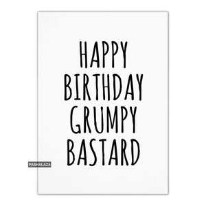 Funny Rude Birthday Card For Him, Unique Humorous Greeting Card For Men, Birthday Card With Humour Quote, Joke Cards