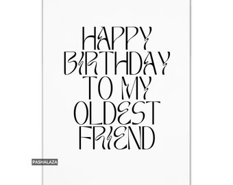 Funny Birthday Card For Him Or Her, Cheeky Quote Card, Banter Birthday Card For Men & Women, Birthday Card With Funny Quote For Friend