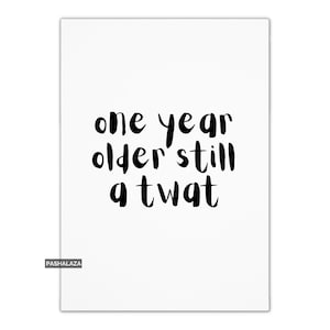 Carte d'anniversaire grossière drôle pour lui ou elle, carte d'anniversaire de blague effrontée pour hommes et femmes, carte de voeux de joyeux anniversaire hilarante inhabituelle inhabituelle