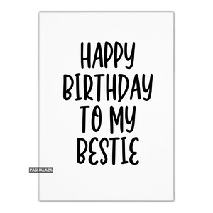 Biglietti di compleanno per donne o uomini, biglietto di compleanno per il migliore amico, biglietti di compleanno per lei, biglietti di auguri originali e unici per il compleanno del migliore amico