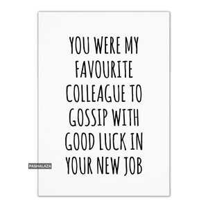 Carte de départ drôle, collègue de travail, carte de départ, cadeau de départ drôle, patron, cadeau de départ humour, ami