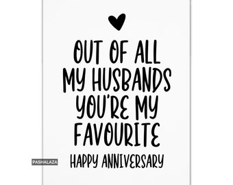 Funny Anniversary Card for Husband or Wife-cheeky Anniversary Card ...