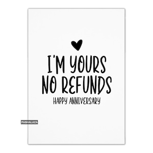 Carte d'anniversaire drôle pour lui ou elle, carte de voeux d'amour pour petit ami petite amie mari ou femme, cartes de fantaisie