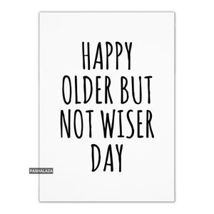 Carte d'anniversaire drôle pour elle ou lui, cartes d'anniversaire fantaisie, carte coquine grossière pour elle, carte pour lui, cartes minimales, carte simple