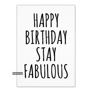 Carte d'anniversaire drôle pour elle, carte d'anniversaire blague pour femme, carte d'anniversaire avec énonciation drôle, carte de joyeux anniversaire, voeux d'anniversaire