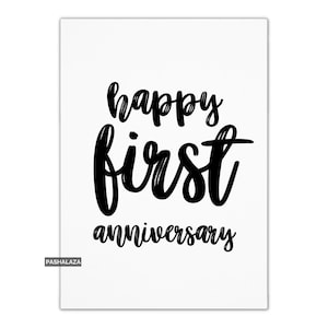 Primo anniversario di matrimonio, moglie, marito, fidanzata o fidanzato, primo anniversario di matrimonio, figlia e genero o coppia