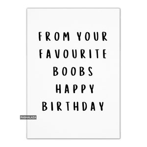 Rude Birthday Card For Boyfriend Or Husband, Naughty Card For Him Or Her, Funny Rude Gift For Him, Banter Cards, Girlfriend Or Wife Cards