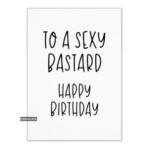 Carte d'anniversaire drôle pour lui ou pour elle, carte d'anniversaire avec citation humoristique, carte d'anniversaire pour petit ami mari, carte de plaisanterie humour blague