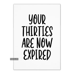 Funny 40th Birthday Cards For Him Or Her, 40th Birthday Card, Birthday Cards Funny, Unique Novelty Greeting Card With Saying