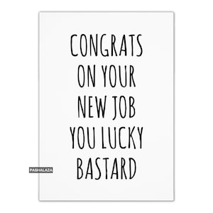 Funny Leaving Card For Work Colleague, Rude Leaving Card For Him Or Her, Funny Leaving Gift For Boss, Banter Leaving Gift For Friend